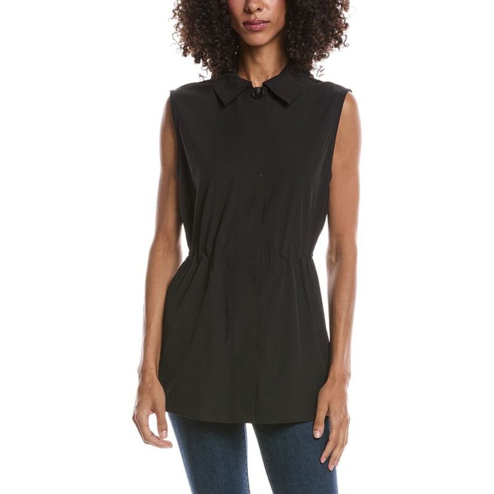 Bernardo Womens Solid Blouse, Black